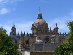 stately cathedral in Jerez