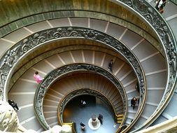 spiral Stairs of Vatican architecture