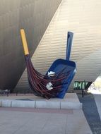 dust collector as an architectural element in the Denver Museum