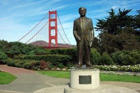 San Francisco Golden Gate monument