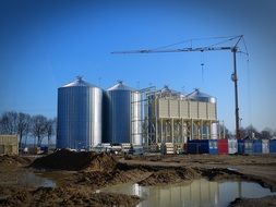 construction of a factory