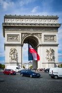 Arc De Triomphe, Flag Of Paris