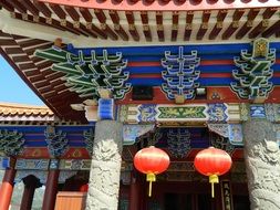 temple in chinese ancient architecture style