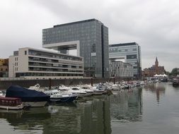 modern building near the port