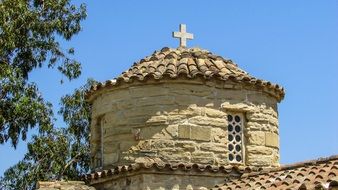 tower of the orthodox church in cyprus