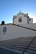 stairs to the church