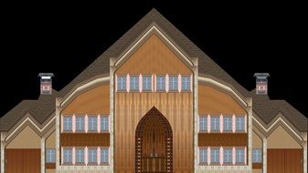 Building Architecture drawing