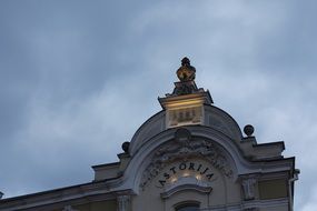 Vilnius Lithuania at night