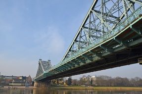 Dresden Steel Bridge blue wonder