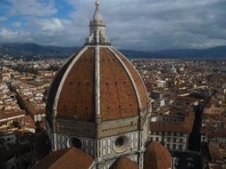 high temple in Florence city