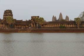 view of Angkor Wat in Cambodia