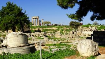 Ancient Greek town in Corinth