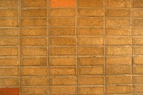 Red Brick Wall On a building