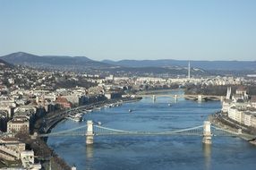 strikingly beautiful Bridge Budapest