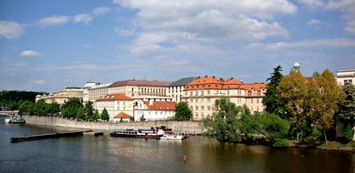 old town near the river