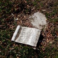 grave in the cemetery