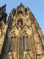 Cologne Cathedral under blue sky