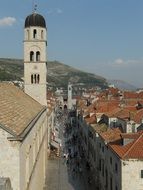 spire in the old town