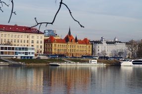 Danube river in Bratislava