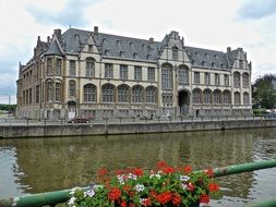 town hall by the river