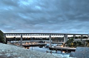 Bridge in the evening