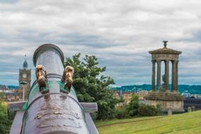 Dugald Stewart Monument in Edinburgh scotland