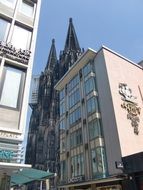 Cologne Cathedral behind the building