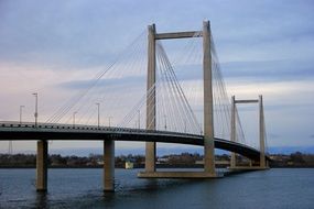 Landscape of river Bridge