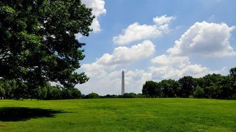 Washington DC independence monument