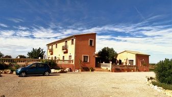 villa in Mallorca on a clear sunny day