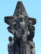 statue with the crucifixion of jesus christ Dasaki Achnas