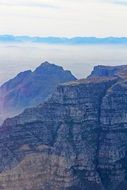 exciting helicopter flight above Cape Town