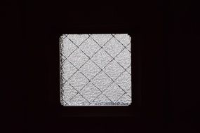 glass window in the door