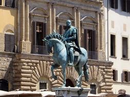 equestrian monument of Cosimo I in Florence