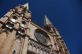 church under the blue sky