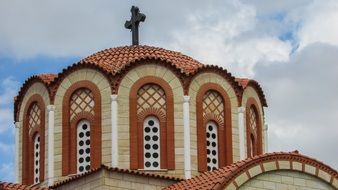 dome of christian church in cyprus