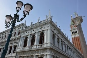 street lamp near the building on Piazza San Marco