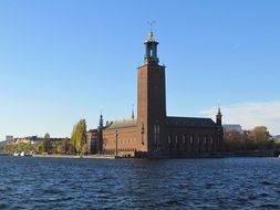 view of city hall in Stockholm