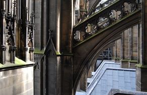 side columns at cologne cathedral