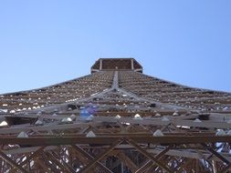 bottom view of the Eiffel Tower