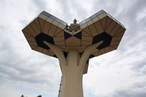 tower under white clouds in montenegro