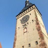 clock tower in Speyer