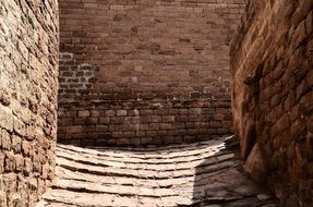 stone street in a medieval city