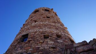 ancient tower in grand canyon