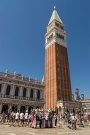 St. Mark's square in Venice in Italy