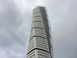 skyscraper in sweden, bottom view