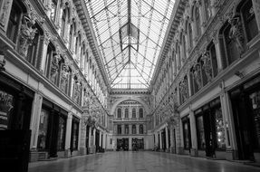 Inside of ancient facade, odessa
