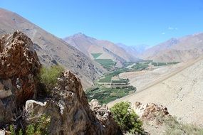 Chile-Valley in Elqui-Town