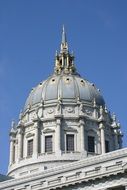 Beautiful city hall in San Francisco