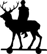 Cottbus Prince silhouette drawing